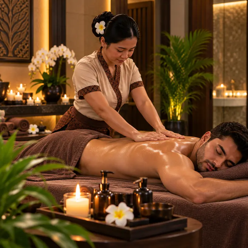 Full Body Massage at New Sun Thai Spa, Liwan