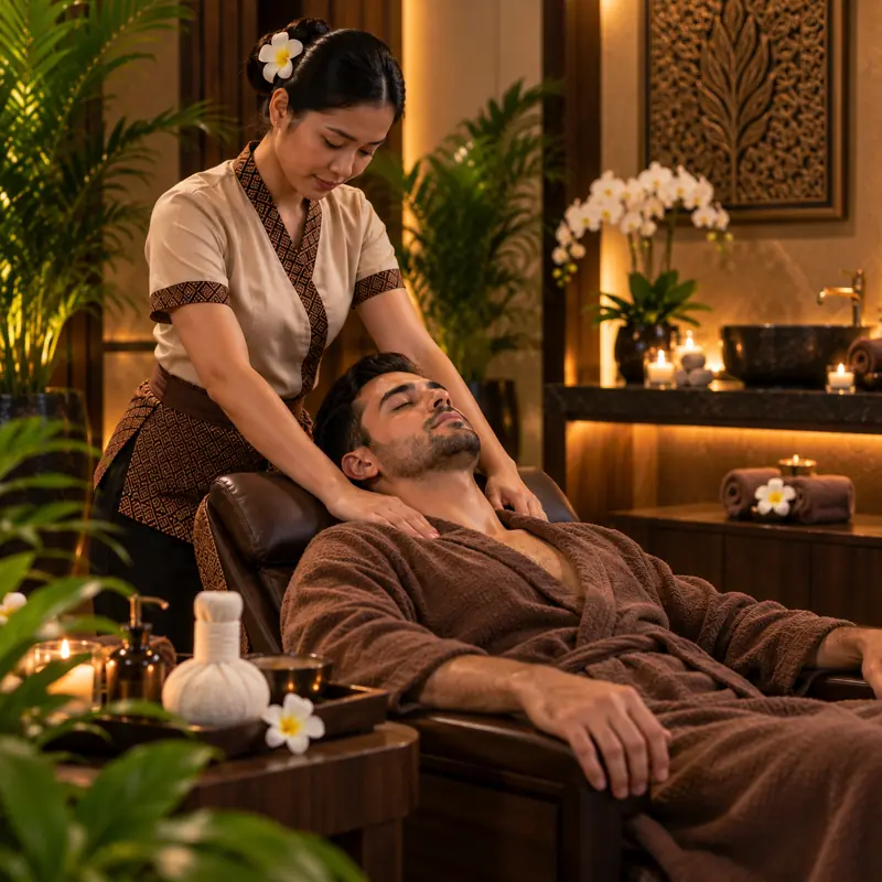 Deep Tissue Massage at New Sun Thai Spa, Liwan