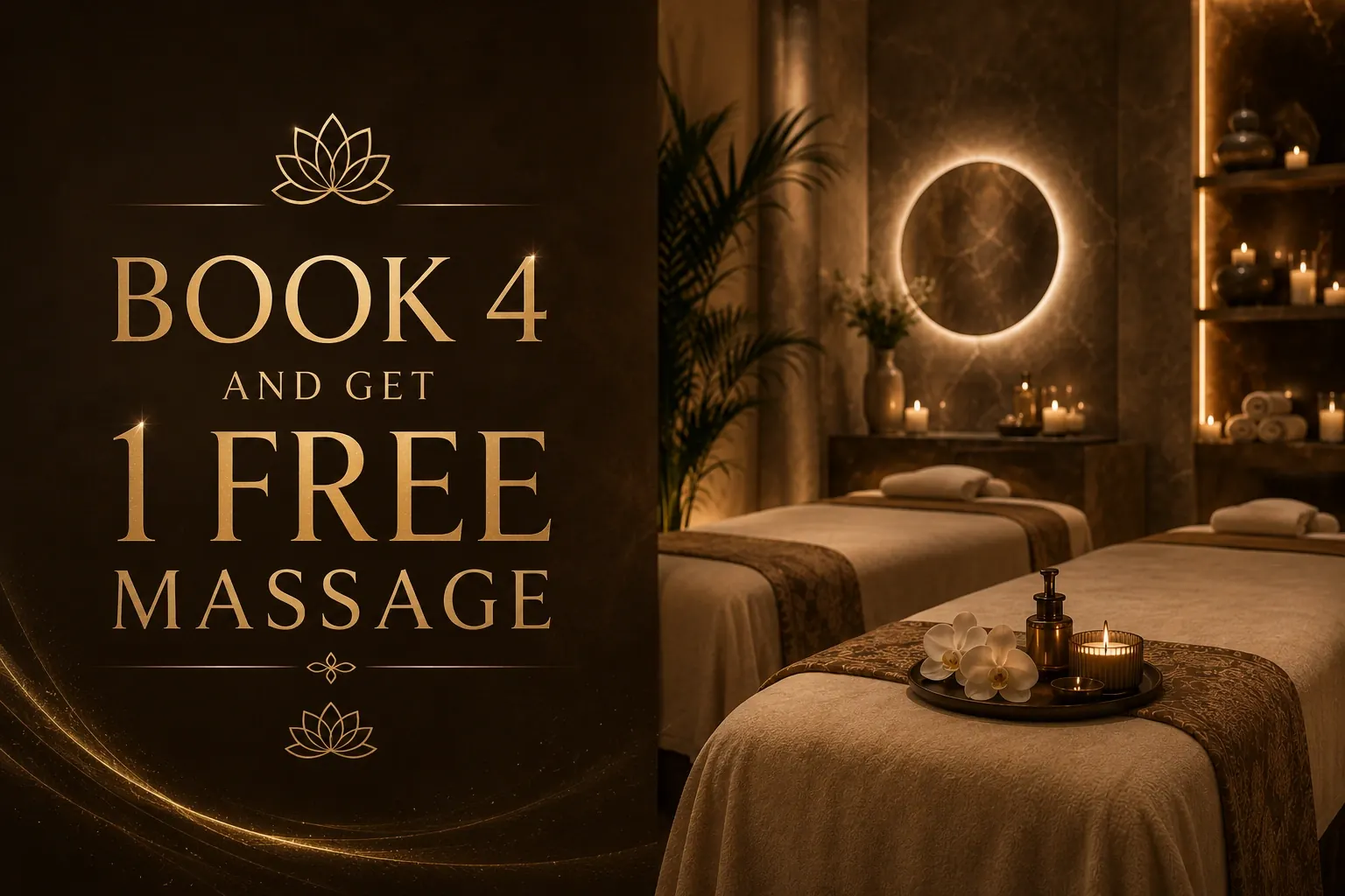Book 4 get 1 free massage at New Sun Thai Spa